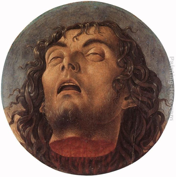 Giovanni Bellini Head of the Baptist